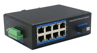 OPK-4500-1GX8GT Seri 8-port 10/100/1000BASE-TX+1000Base-FX Industrial Ethernet Switch