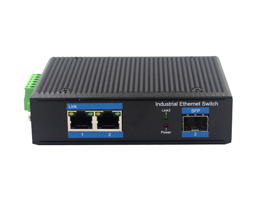 OPK-4500-1GX2GT 10/100/1000Base-TX (PoE) ke 1000Base-FX Industrial Media Converter