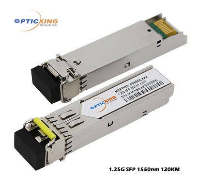 1,25 G SFP 1550nm 120km SFP LC Module Untuk Jaringan Akses